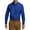 True Royal, variant on Just Blanks Tall Long Sleeve Carefree Poplin Shirt Button-Down Collar Left Chest Pocket, Deep Black, 4XLT