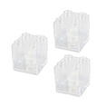 thumbnail image 2 of Xuanheng 3 Pieces Display Case for Figures Cube Small for Crafts Model for Collectors Clear, 2 of 8