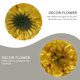 thumbnail image 3 of EeaseMX 7 piezas de flores artificiales decorativas con purpurina navideña., 3 of 7