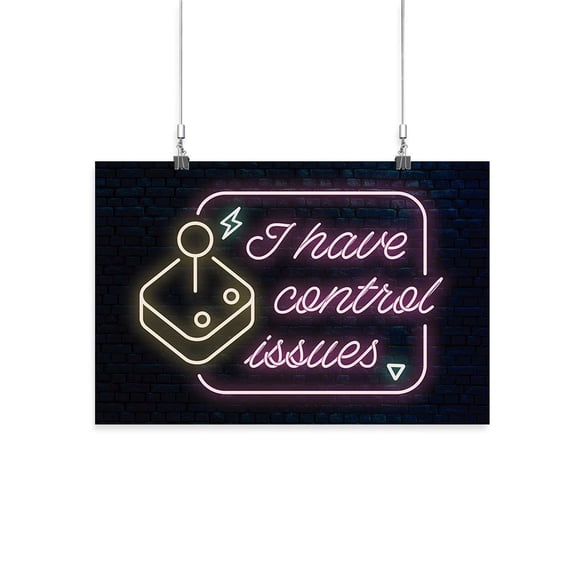 Control Issues Poster - Smartprints Designs,