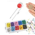 thumbnail image 2 of Naisfei 1000 PCS Map Push Pins, Map Tacks Marking Pins 1/8-Inch Plastic Round Head Decorative Push Pins for Bulletin, 2 of 4