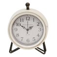 thumbnail image 1 of Home Roots Beddings 331474 Classic Table Clock, White & Black, 1 of 1