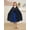 Dark Blue, variant on PURFEEL Girls Noble Velvet Hooded Cape Kids Princess Cape Warm Hooded Cloak 2-10Years