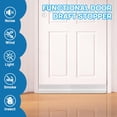 thumbnail image 3 of FGY Door Draft Stopper 38In x 1.2In Wide Foam, White Door Bottom & Sweep, 3 of 6
