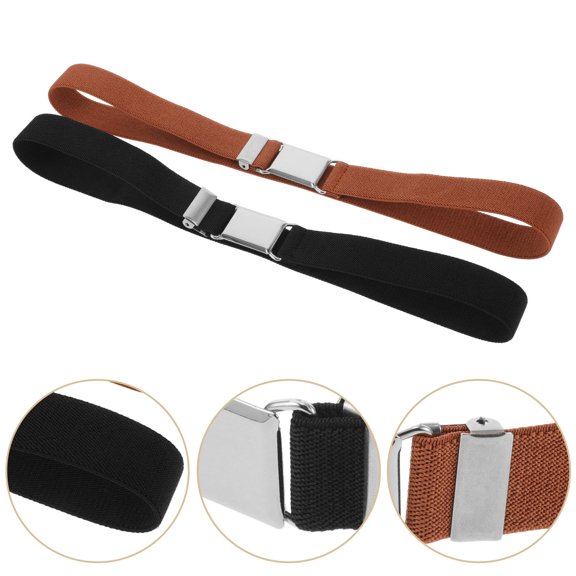 HONITANO 2Pcs Toddler Belts for Girls Simple Style Adjustable 11.8x0.98in
