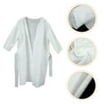 thumbnail image 3 of UNOMOR bath robes unisex Cotton Thickened Design Disposable Comfortable Touch for Home Use 1Pcs, 3 of 7