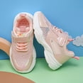 thumbnail image 4 of Zshosam Toddler Girl Breathable Footwear Kids Shoes, Girls Sneakers Lightweight Athletic Walking/Running Shoes Size 1,(Pink Big Kids 1), 4 of 8