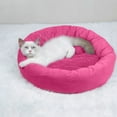 thumbnail image 6 of EWASWON Round Donut Cat and Dog Cushion Bed, Anti-Slip & Water-Resistant Bottom, Super Soft Durable Fabric Pet Beds, Washable Luxury Cat & Dog Bed, 6 of 8