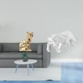 thumbnail image 2 of Estatua De Gato-toro, Figura Decorativa, Escultura Animal, Arte Artesanal, Adorno Para Chimenea, Entrada, Mesa, Escritorio, Estante, Oficina, Resina Moderna, Abstracta, Coleccionable., 2 of 8