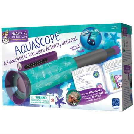 Educational Insights Nancy Bs Science Club Aquascope and Underwater Activity Journal