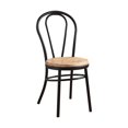 thumbnail image 1 of ACME Jakia Side Chair in Black & Natural, 1 of 2