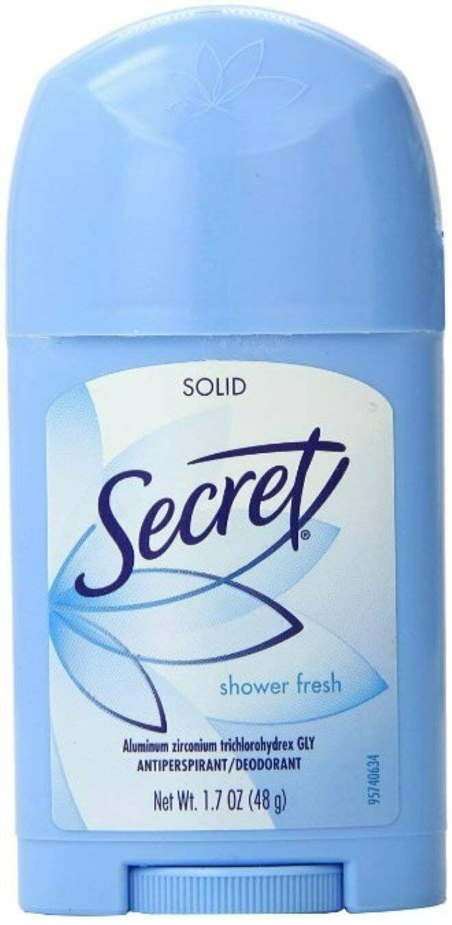 Secret Solid pH-Balanced 24-Hour Deodorant Scent Protection 1.70 oz, 8-Pack
