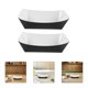 thumbnail image 3 of 60pcs Boat Shaped Plates: Disposable Nacho Trays Paper Boat For Tacos Concession Easter Graduation Birthday Party Supplies, 3 of 3
