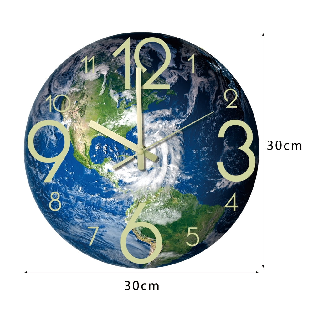 Luminous Acrylic Round Wall Clock Home Decorative Wall Hanging Watch