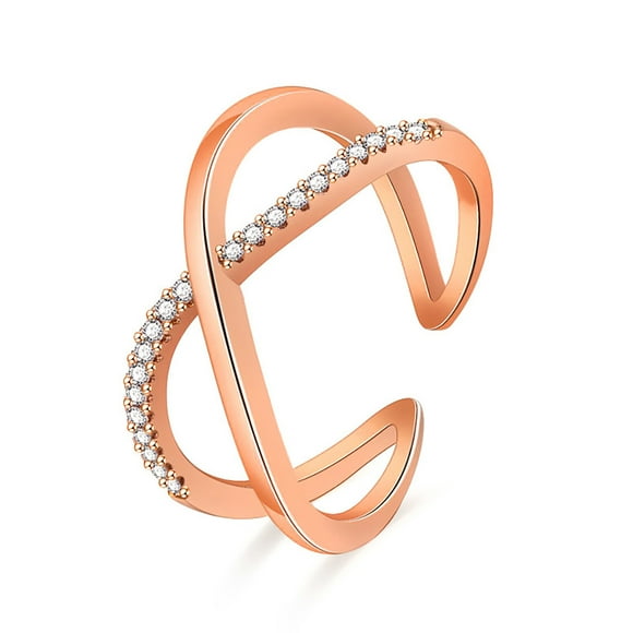 Kcavykas Ornamental,Accessories,Classic Design Fashion Diamond Ring Ring