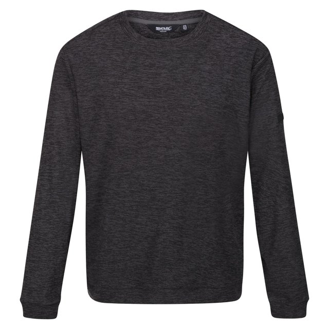 Regatta - Jersey Edley de Jaspeada para Hombre (Gris Oscuro)