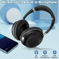 thumbnail image 5 of Bluetooth Headsets, Wireless Headset with Mic for Work, Noise Reduction Headsets, Mono Computer Headphones with USB Dongle & Bluetooth 5.3 for PC, Office, Laptop, Phone, Works Call, 5 of 7