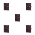 thumbnail image 1 of Cartera de almacenamiento Qarigey para hombre y mujer de cuero plegable con cierre de cremallera negro, 1 of 6