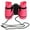 Pink, variant on Uxcell Binoculars 4X30 Compact Foldable Binoculars Shock Proof with Neck Strap for Bird Watching Hiking Camping Pink
