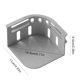 thumbnail image 4 of Sostener La Sábana Invisible El Soporte Cama Sin Deslizamiento Fijar Cubierta (gris), 4 of 9