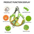 thumbnail image 3 of Puppy Harness - Small Dog Harness and Leash Set, Adjustable & Comfortable Padded Reflective Vest for Puppies and Small Breeds Dogs Walking ( Green,M ), 3 of 9