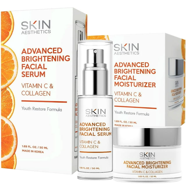 Set de sérum de vitamina C e hidratante Skin Aesthetics