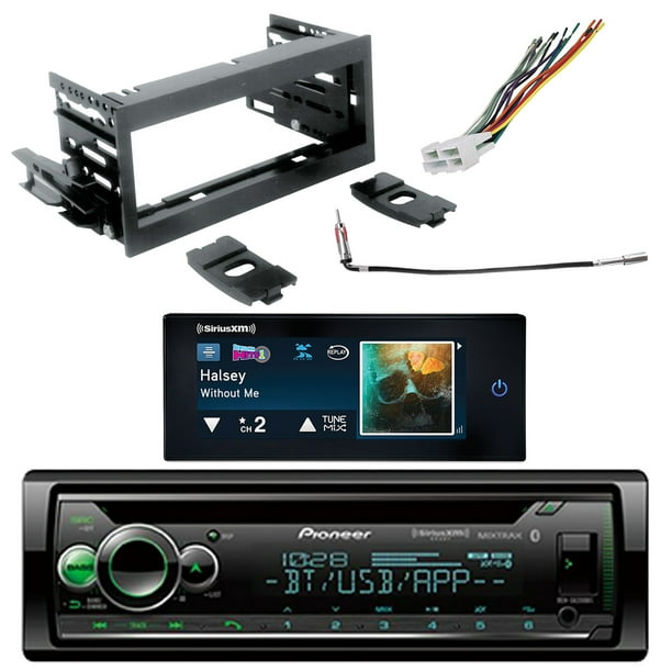 Pioneer SingleDIN Bluetooth CD SiriusXMReady Stereo, Scosche Dash Kit