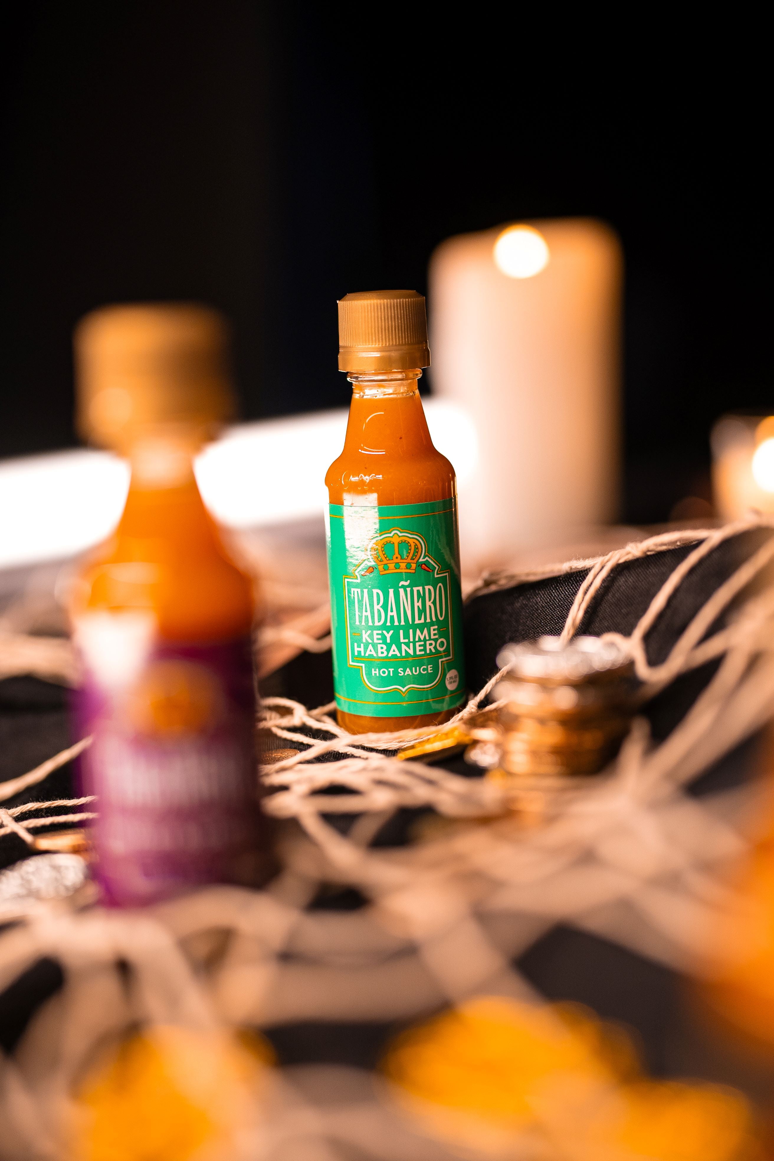 (5 pack) Tabanero Key Lime Habanero Hot Sauce - 1.7 oz Mini Bottle