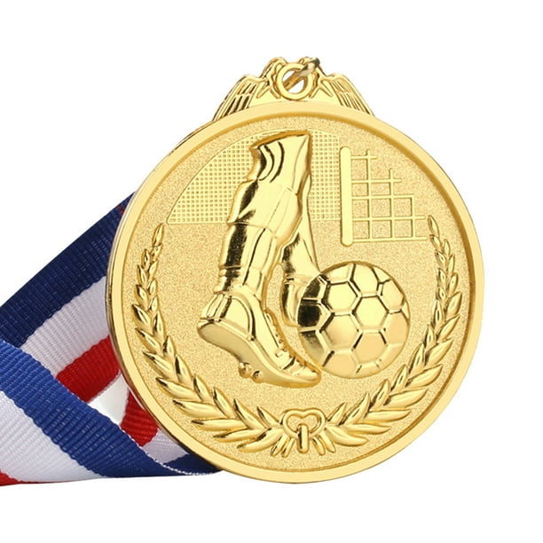 Colección de medallas de competición, medalla conmemorativa, material escolar (oro).