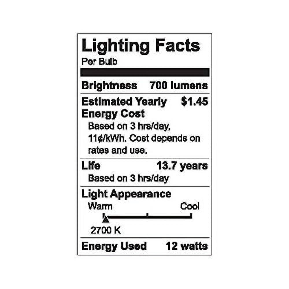 (6 bulbs) GE Reveal LED 75 W Equivalent Dimmable, Color-Enhancing HD PAR30 Shortneck, Dimmable LED Light Light Bulb, GE's best light, Indoor Floodlight, 700 lumen, 12 watt