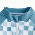 thumbnail image 4 of UAYOTSE 70 110 Kids Cap + Short Sleeve Check Stylish and Cute Kids Swimsuit,Sizes 1-2 Years, 4 of 7