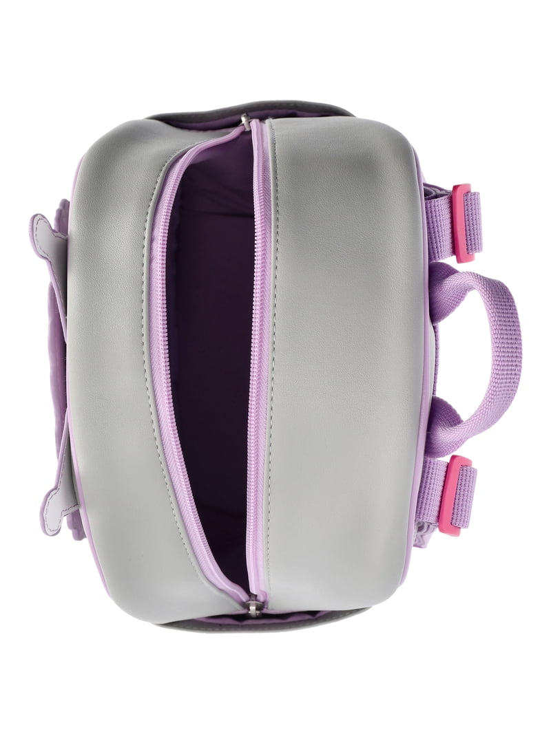 Sanrio Kuromi Mini Backpack Purple All Over Print Faux Leather Bag Skull‎ Zip Amazon.com: SANRIO Kuromi 10 main image 2