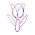 thumbnail image 1 of YEYHDS Trombone en Papier Antirouille en Forme de Trombone Coloré Soldes Aujourd'hui Prime, 1 of 4