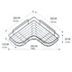 thumbnail image 4 of 1pc Wall Mounted Bathroom Shelf, Shower Caddy Rack, No Punching Triangle Storage Rack For Bathroom Kitchen, Bathroom Accessories, 4 of 4