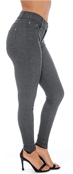 high waisted colored jeggings