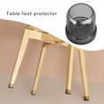 thumbnail image 5 of Waroomhouse Chair Leg Protectors Felt Pad Chair Leg Covers 4pcs Chair Leg Cover Anti-slip Scratch-resistant Design Silicone Table Leg Floor for Furniture, 5 of 8