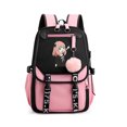thumbnail image 1 of SpyXFamily Anya Forget Anime Backpack Girl KawaiiM Pink10, 1 of 5