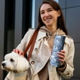 thumbnail image 6 of Dog Skinny Tumblers Vacuum Insulated Tumbler With Straw, 20 Oz Dog Paw Print Coffee AnimaTravel Tumbler,Dog Lovers Gifts for Women, 6 of 6