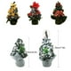 thumbnail image 5 of Moyic Dormitorio PVC Navidad temática Artificial Mini árbol Hotel portátil de Navidad estante mesita de noche decoración regalo de cumpleaños Kits de decoración para fiestas A-S04 Moyic  HA069269-01, 5 of 6