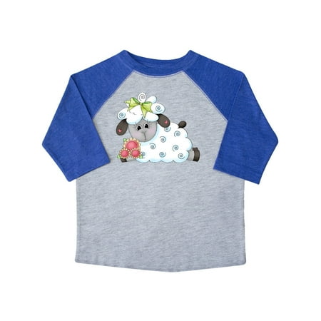 

Inktastic Little Bow Sheep Gift Toddler Boy Girl T-Shirt