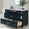 thumbnail image 6 of Ariel B48-BC-GRY Monroe 48" Single Free Standing Vanity Cabinet Only - Grey, 6 of 7