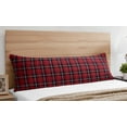 thumbnail image 3 of Sweet Jojo Designs Rustic Patch Red and Blue Body Pillow Cover Case 54x20 (Pillow Not Included), 3 of 4