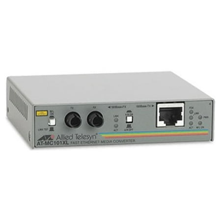 Allied Telesis Fast Ethernet to Fiber Media Converter