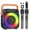 Orange, variant on BONAOK Karaoke Machine for Adults, Karaoke Speaker with Two Wireless Microphones, Portable Bluetooth Speaker PA System for Christmas Party, Karaoke Microphone with LED Lights, Black