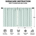thumbnail image 2 of Blackout Kids Curtains,Green Checkered Childrens Insulated Curtains Set Of 2,Bedroom Essentials,Toddler Room Decor 42"x54"(106x137cm), 2 of 4