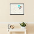 thumbnail image 3 of PinPix 23x17 Custom Cork Bulletin Board White Sand Poster Board Has a Fabric Style Canvas Finish, Framed in White Sand, by ArtToFrames (PinPix-1880), 3 of 5