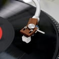 thumbnail image 4 of Vinyle Phono Bois Phono Support avec 4-Couleur Ligne Courbe Angle Phono Couverture, 4 of 6