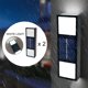 thumbnail image 1 of Lámpara de Pared para Exteriores con Luz Solar, Ip65, Moderna, para Jardín, Porche, Color Negro, con 6 Luces Led (Paquete de 2), 1 of 6
