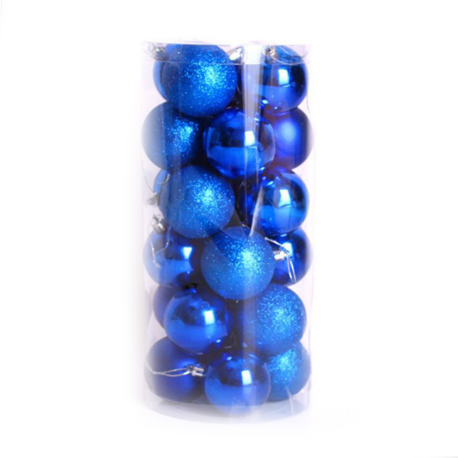 SJENERT 24Pcs Christmas Tree Balls Ornaments for Xmas Tree 40mm