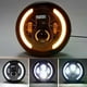 thumbnail image 2 of 75 inch Universal Cafe Racer Round Motorcycle LED Head lamp Headlamp Distance Light Refit 75 Motorcycle Headlight Cafe Racer, 2 of 5